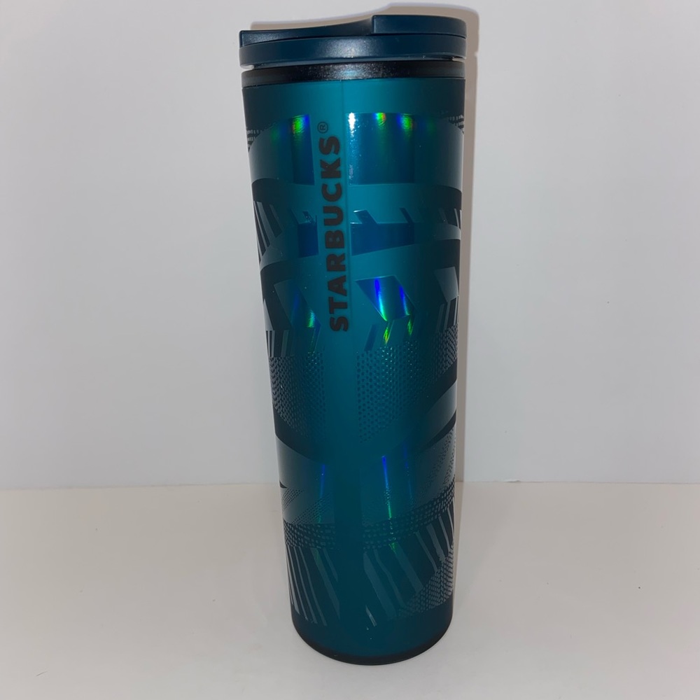NEW Starbucks 2021 Christmas Holiday Green 16 Oz Cold/Hot Cup Tumbler Sip Lid